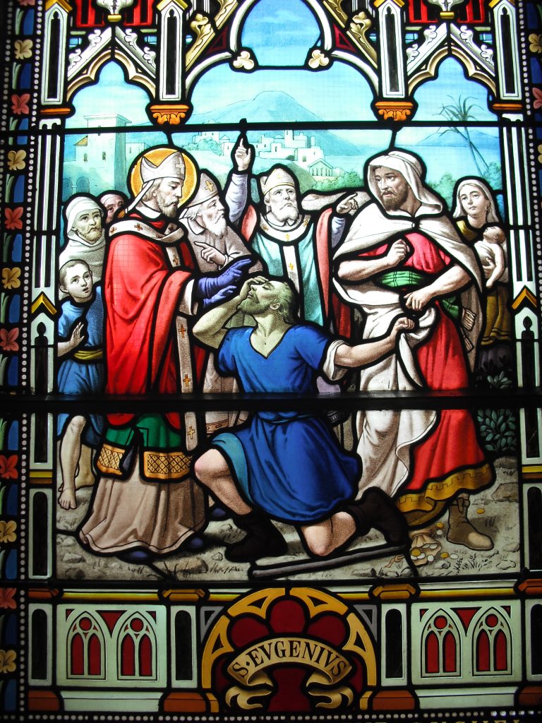Détail vitrail d'art