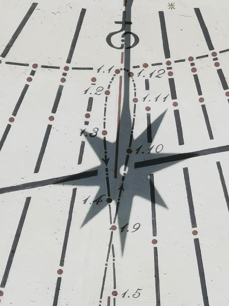 cadran solaire style XVIIème