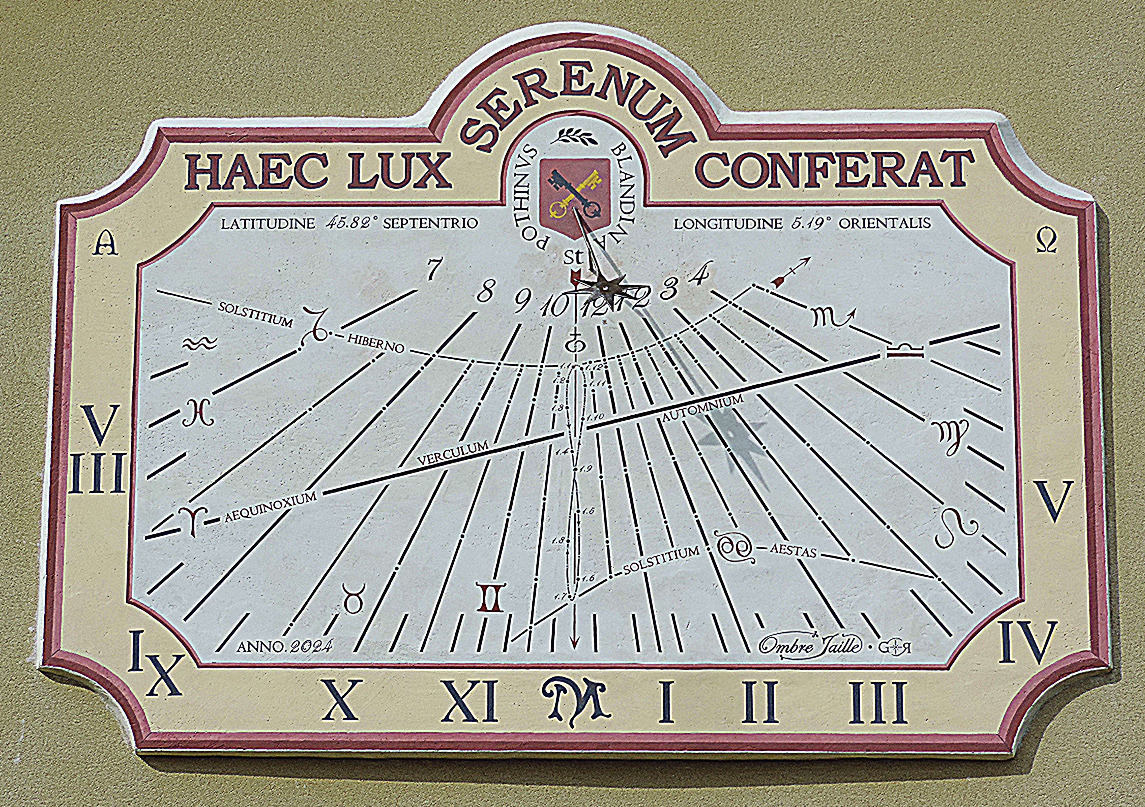 Horloge solaire monumentale